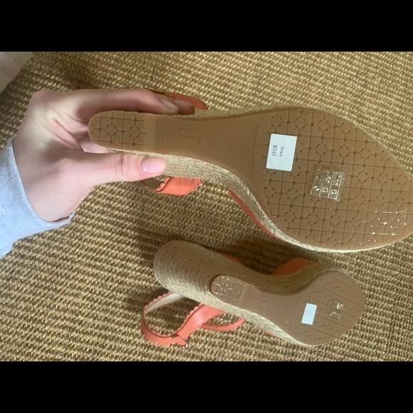 LK Bennett coral espadrille wedges - Picture 2 of 6